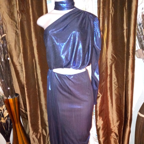 Dresses & Skirts - Blue shirt and skirt set